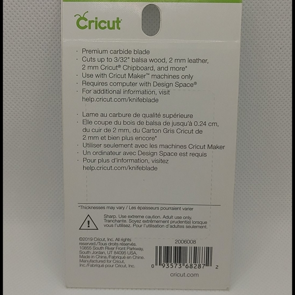 Cricut Knife Blade Kit NIB - Picture 2 of 4